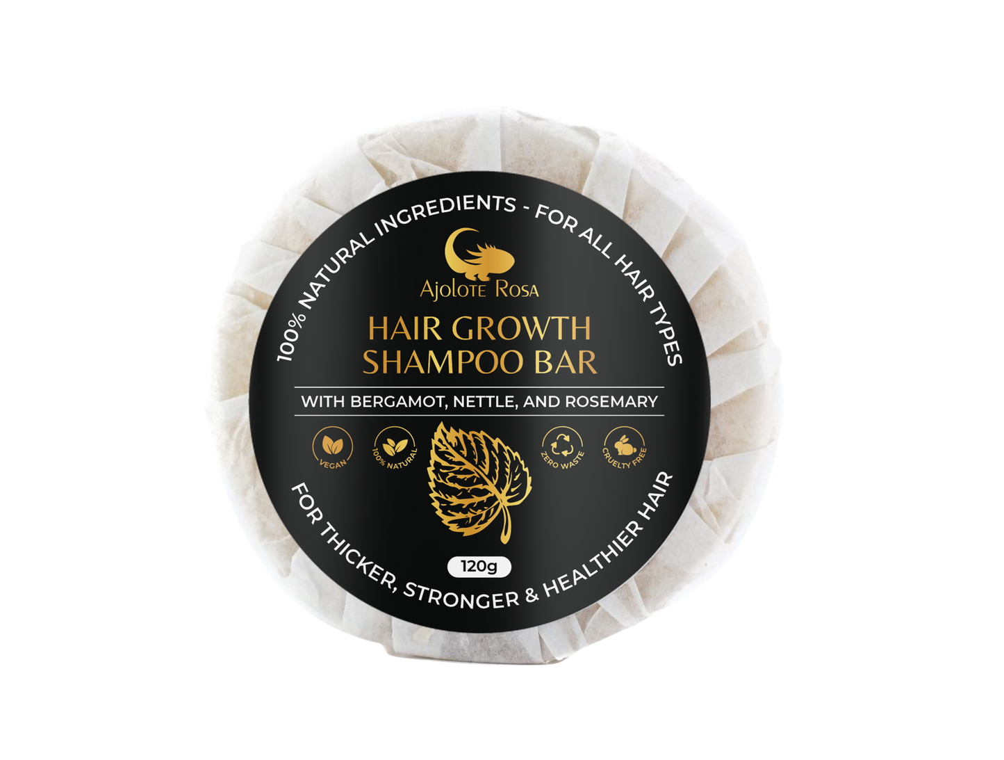 Shampoo Bar with nettle, rosemary & coconut oil 120g