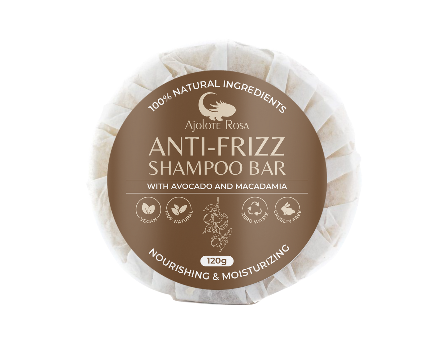 Schampokaka med macadamia, kokos- & avokadoolja